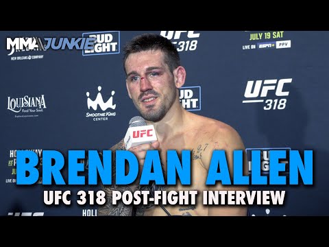 Brendan Allen knows he's champion material after battering Marvin Vettori | UFC 318
