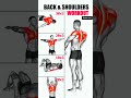 Ultimate Back And Shoulders Workout At Home No Equipment Needed Fitness Backmuscles