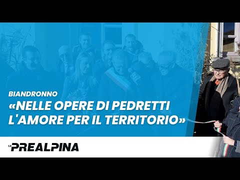 Biandronno, nelle opere di Pedretti l'amore per il territorio