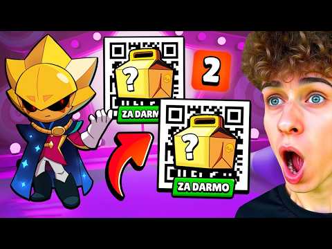 TO DZIAŁA KAŻDEMU! 🥳 2 NOWE KODY QR od SIRIUSA ZA DARMO w BRAWL STARS ✅
