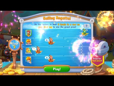 @Fishdom The Last Level 11390 - Atlantis Cup Stage 4. Got 🏆 1st at Sailing Regatta Stage 2.