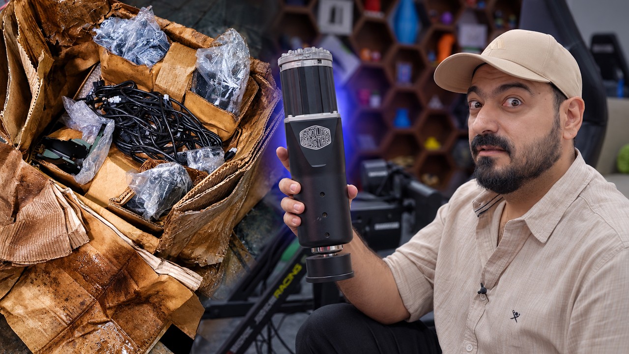 وصلني غرقان… وفوقها مش راضي يركب! 😱 | Cooler Master Dyn X
