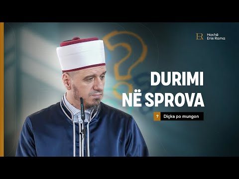 Diçka po mungon | 04. Durimi në sprova - Enis Rama