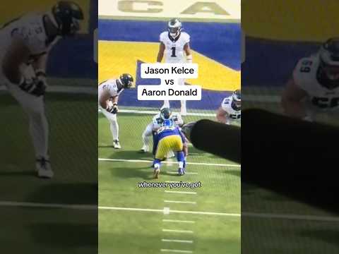 KELCE 🆚 DONALD‼️ Film Breakdown 🎥 #oline #dline #nflfootball