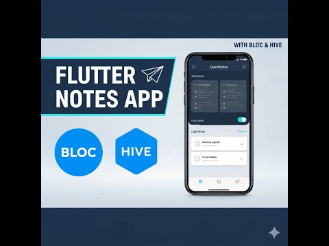 Flutter Note App: Clean Architecture with Bloc/Cubit & Hive Database
