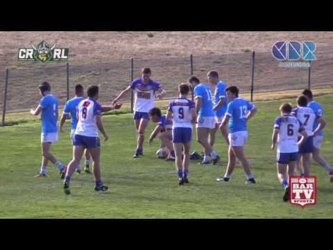 2017 Canberra RL   Round 13 U18s Highlights   Goulburn Workers Bulldogs Vs  Queanbeyan Blues