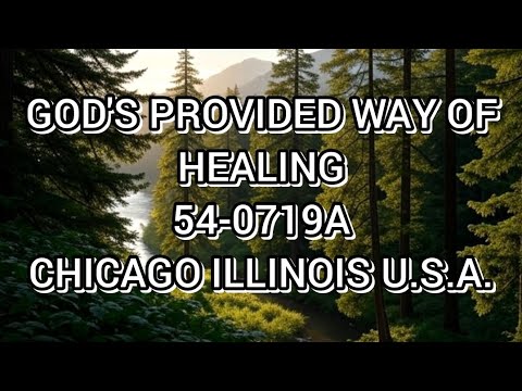 GOD'S PROVIDED WAY OF HEALING (54-0719A)