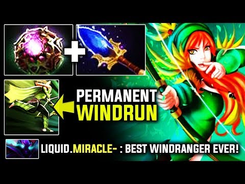 Reason Why Even Miracle Respects W33haa Windranger 200IQ Build - Permanent WindRun VS Miracle