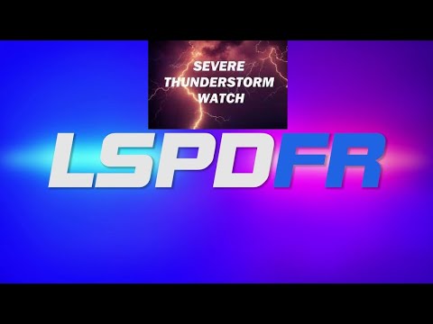 Severe Thunderstorm Alert System for LSPDFR - Grand Theft Auto V