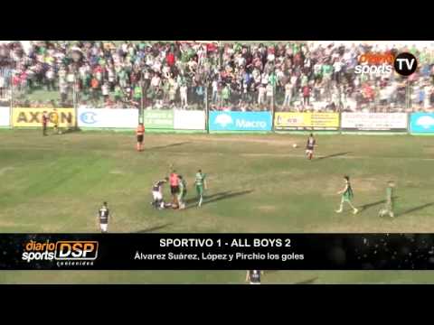 Los goles de Sportivo Belgrano 1 All Boys 2  - www.diariosports.com.ar