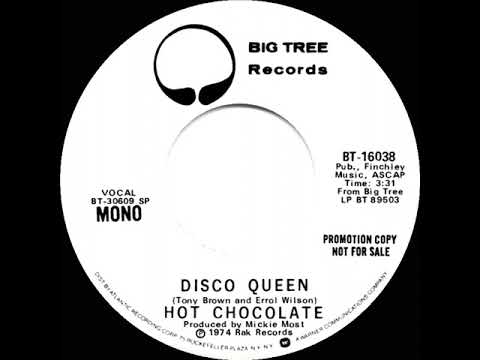 1975 Hot Chocolate - Disco Queen (mono radio promo 45)