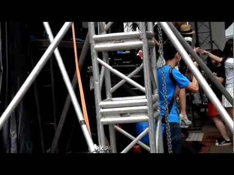 (fancam) 120929 A Pink - The one concert after rehearsal