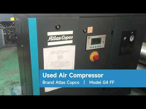 Atlas Copco Second hand Used Rotary Screw Air Compressor G4 FF