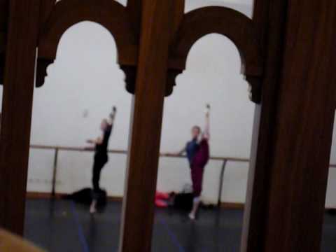 Zakharova and Osipova in class