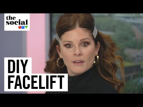 Face tape - an uplifting (?) new beauty trend | The Social