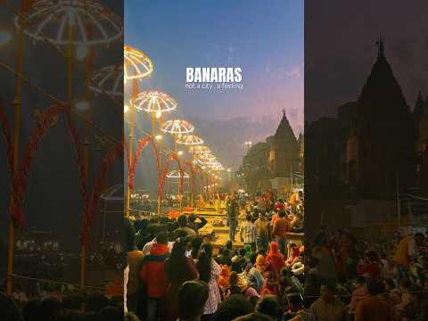 Banaras - not a city , a feeling ❤️🌸✨#banaras #varanasi #kashi #gangaaarti