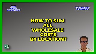 Download the video "How to Use Excel to Sum Data"