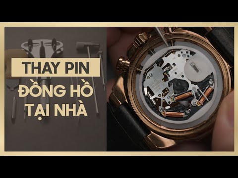 Hướng dẫn thay pin đồng hồ đeo tay cực dễ tại nhà - Thế Giới Đồng Hồ
