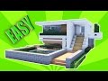 Minecraft How To Build A Small Modern House Tutorial 2017 Mansion