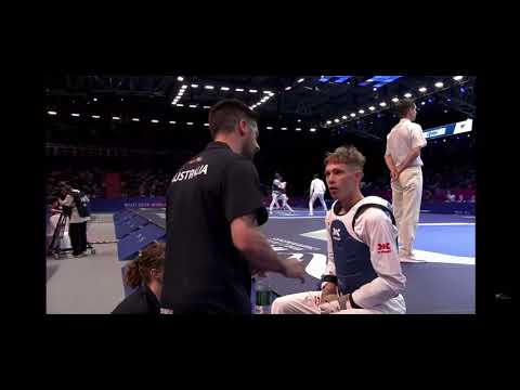 World taekwondo championship Wuxi 2025 China Men 63kg Australia VS Jordan TARAYRAH MAHMOUD 