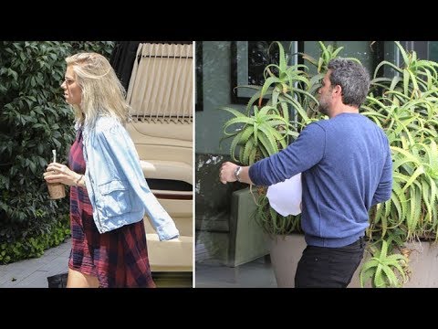 Ben Affleck And Girlfriend Lindsay Shookus Go To Work After Spending Night Together