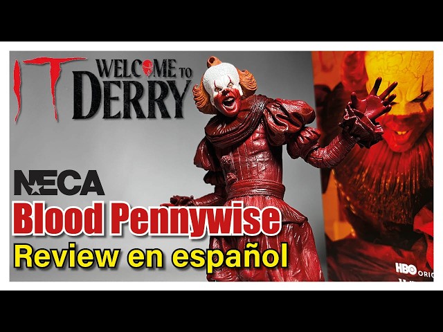 Vídeo relacionado con NECA Official - IT: Welcome to Derry - Figura de acción a Escala de Pennywise de 17.8 cm