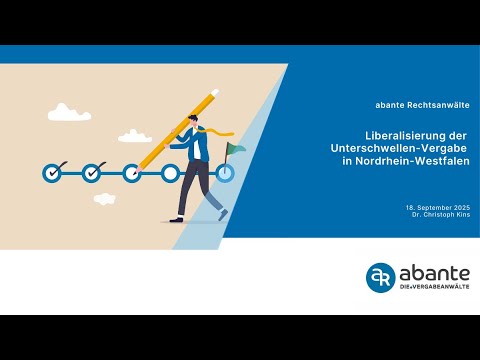 Liberalisierung der Unterschwellen-Vergabe in Nordrhein-Westfalen