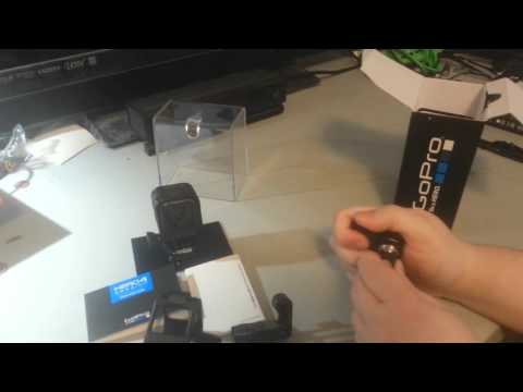 unboxing GoPro hero4 session