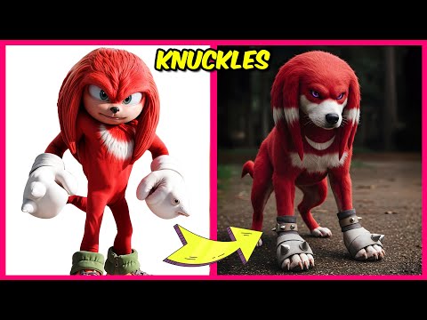 Sonic The Hedgehog 3 Characters as Dogs 🦔🐶💙+ Emoji Quiz + Their Favorites! I Shadow, Knuckles