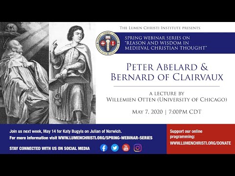 Peter Abelard and Bernard of Clairvaux with Prof. Willemien Otten