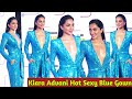 Kiara Advani Flaunts Her Hot Figure In Blue Shimmery Open Gown Mumbai Celeb