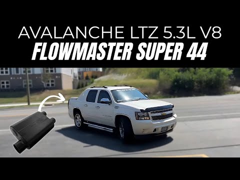 2012 Chevy Avalanche LTZ 5.3L V8 w/ FLOWMASTER SUPER 44 SERIES!