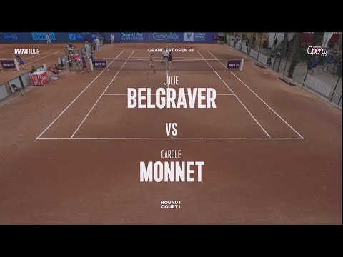 Julie Belgraver (FRA) vs Carole Monnet (FRA)  - Game, Set and Match Point