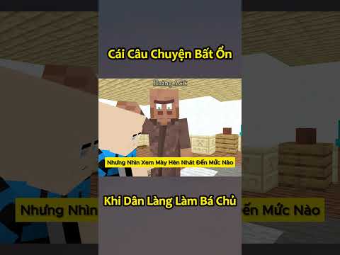 Hoàng ACC - Villagers Rule Minecraft! 😱 #shorts