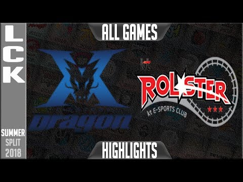 KZ vs KT Highlights ALL GAMES | LCK Summer 2018 Week 6 Day 3 | King-Zone DragonX vs KT Rolster