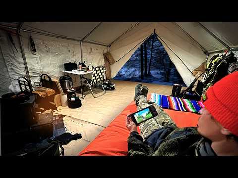 Overnight Camping in the Middle of the Woods