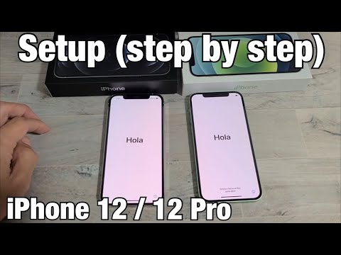 How to Setup (step by step) iPhone 12 / 12 Pro