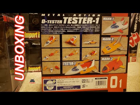 Evolution Toy Metal Action No.1 Zero Tester - Tester No.1 Diecast Collectible Unboxing Fun