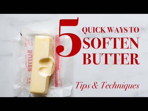 5 Quick Ways to Soften Butter: Tips & Techniques with Zoe Francois