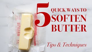 5 Quick Ways to Soften Butter: Tips & Techniques with Zoe Francois