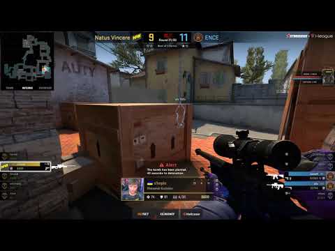 s1mple 1v4 clutch vs ENCE