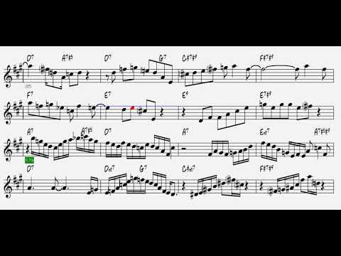 BLUES WITH A BRIDGE Tenor Sax Bob Mintzer