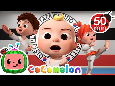 123 Taekwondo Song | Cocomelon | Kids Cartoons & Nursery Rhymes | Moonbug Kids