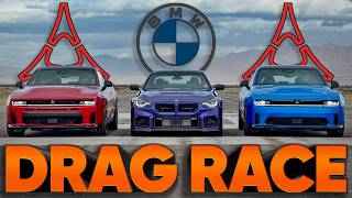 דודג' מאסל חדש: צ'ארג'ר סיקספאק & דייטונה EV נגד BMW M2 CS 2026 — קמיסה אולטימייט דרג רייס חוזר