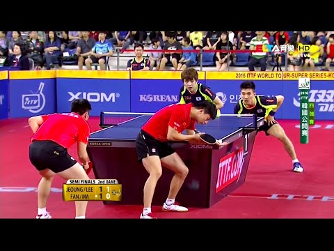 2016 Korea Open (MD-SF) FAN Zhendong/MA Long -  JEOUNG Youngsik/LEE Sangsu [HD] [Full Match/Chinese]