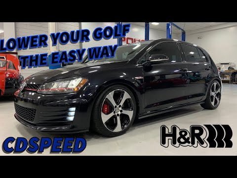 GTI Lowering Springs Install (Works for any Gen Golf)
