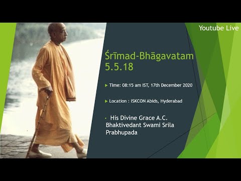 SB 5.5.18 - Guru shouldn't cheat disciple- His Divine Grace A.C. Bhaktivedant Swami Srila Prabhupada