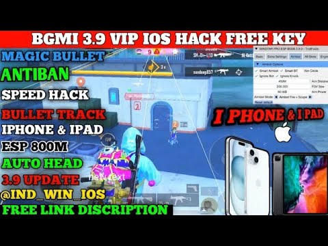 bgmi ios hack 3.9 free |how to hack bgmi ios 3.9 |skin hack bgmi ios | iPad And IPhone ios hack free