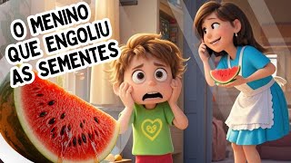 😱 O MENINO QUE VIROU UMA MELANCIA! 🍉 | História Divertida do Júnior – Animação Infantil 3D