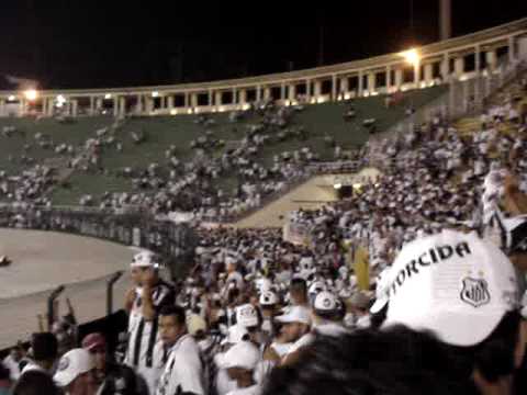 Final do jogo, Rio Branco 0 x 4 Santos.